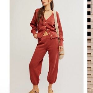 Free People Hailee Cardi Set / Canyon Sunset XL NWT